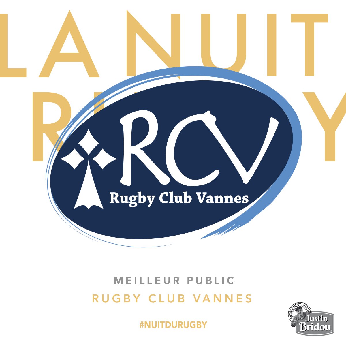 top14rugby's tweet photo. #NuitDuRugby 
Le prix du Meilleur Public de la saison 2017/2018 en association avec @JustinBridou est remis par deux jeunes champions du monde U20 @PH_Azagoh et @coville_arthur au…

► @RugbyClubVannes https://t.co/5VuGYoA1YR