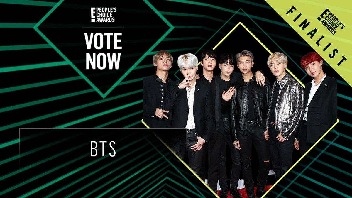 peopleschoice's tweet image. Vote for BTS by retweeting this post: #BTS #TheGroup #PCAs
