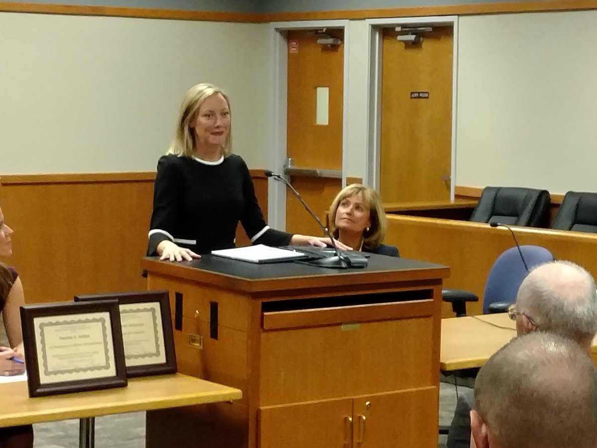 MISupremeCourt's tweet photo. Justice Clement at ICVTC graduation in @District54b: "My grandfather, father, uncle, and brother are all veterans. I am so proud to honor all the veterans who have graduated from this program, as well as the mentors, who are so important." #DrivingChange @matcp02 @Justice4Vets https://t.co/mn9LArIsWV
