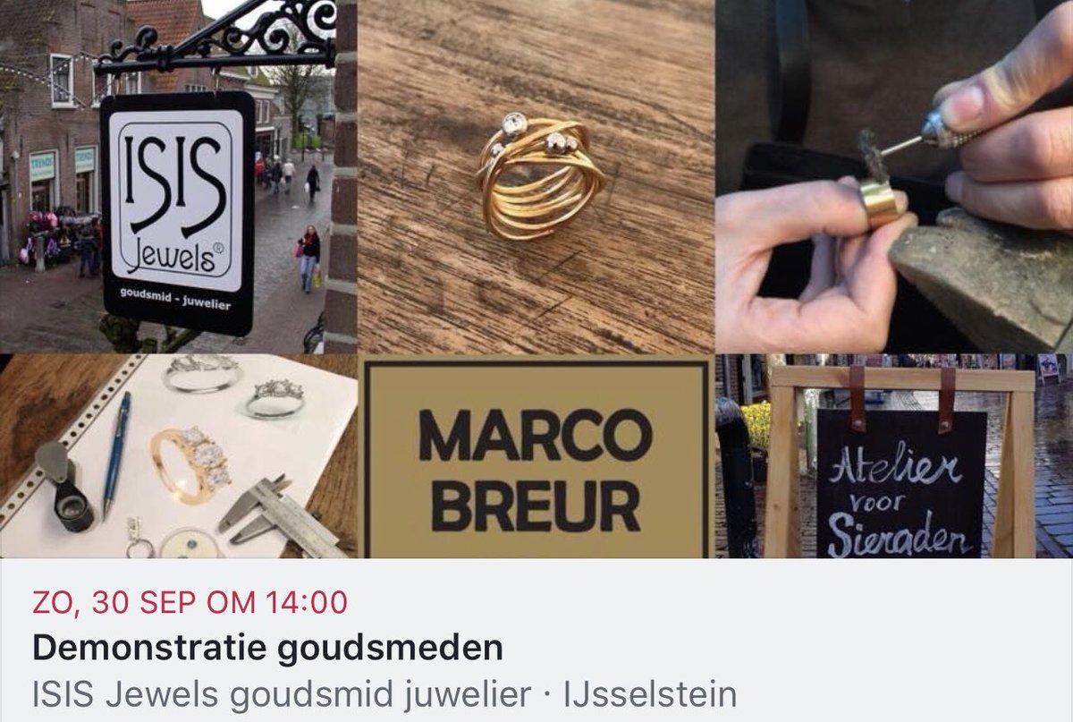 ISISJewels's tweet photo. Kom je kijken naar de demonstratie goudsmeden in het atelier van meester goudsmid Marco Breur ? 30 september zijn jullie van harte welkom. toegang is gratis. #demonstratie #goudsmid #handwerk #meestergoudsmid #marcobreur #isisjewels #ijsselstein #utrecht https://t.co/BxgxvC9Lqt