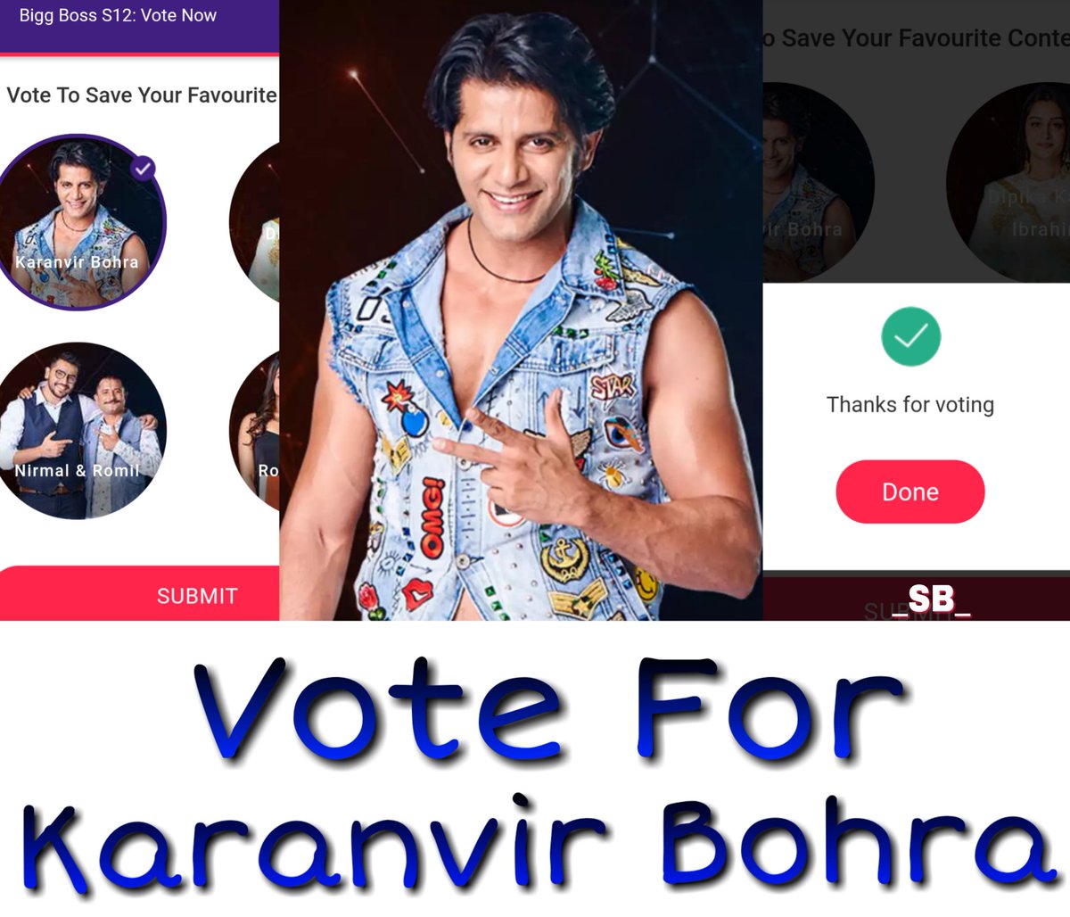 ItsSonaliX's tweet image. Pls guys #VoteForKVB 
.
.
@kvbohra #KaranvirBohra #bb12 #biggboss12 #HeroKvB #TeamKvB #KVBArmy