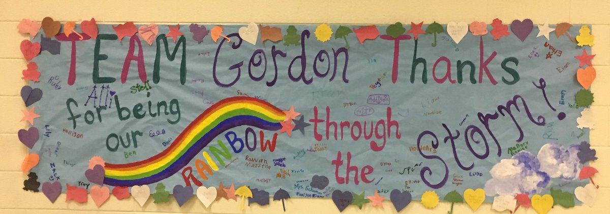 Hanging in the cafe...#GordonPatriotPride