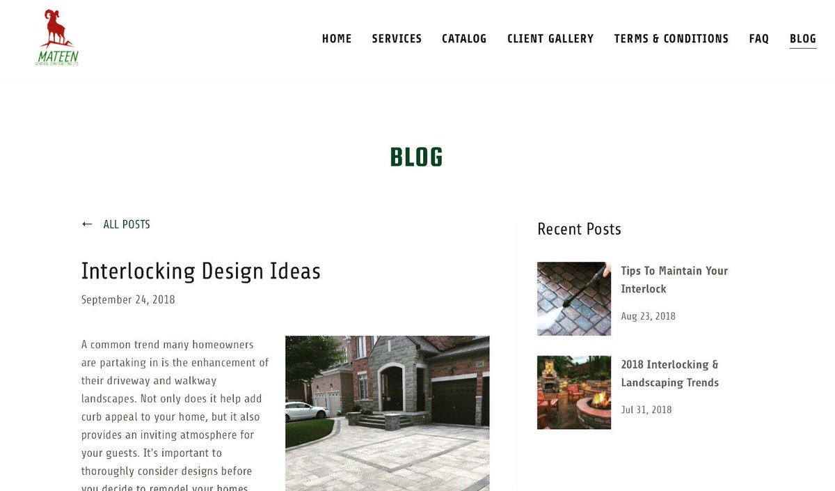 mateengeneral's tweet photo. • 💻💡 •⁣
⁣
The enhancement of their driveways and walkway landscapes is a common trend among many homeowners. ⁣
⁣
Head over to the @mateengeneral website and checkout our latest #blog to get some design ideas for your future project! ⁣
⁣
📞 or 📧 for a free estimate! ⁣ https://t.co/EM3Rn5GOPy