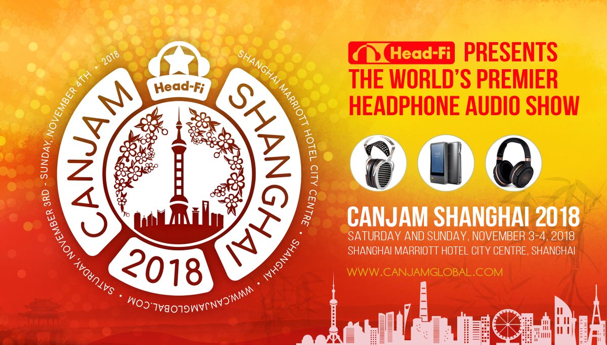 CanJam Shanghai 2018 is coming soon! The world's premier headphone audio show will feature the latest in headphone and personal audio technology from the industry's leading brands. More info and tickets: bit.ly/2K6nRgD #canjam #headfi #ListenLikeNeverBefore