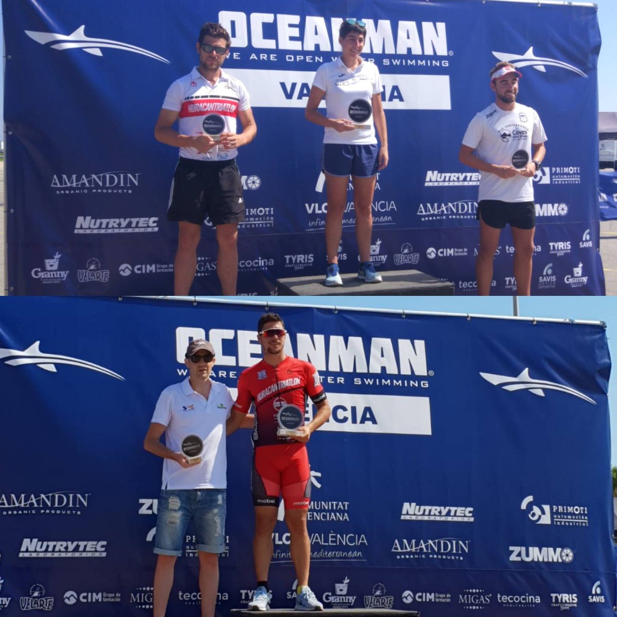 Ayer el Oceanman de Valencia tuvo también color huracán.

Víctor Benages venció🥇en los 5km 

En la de 1500:

Cameron Keast. Fue 🥉 y 🥈 en su categoria
Daniel Walsh fue 5°
José Benages 24°

#orgullohuracan