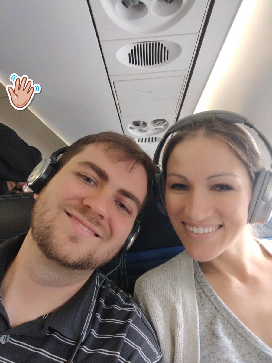 Michelle and Ian are #jetset #honeymoonSet (@ Kansas City International Airport - @kciairport in Kansas City, MO w/ @djacobs_) swarmapp.com/c/1KjdxXFJhMy