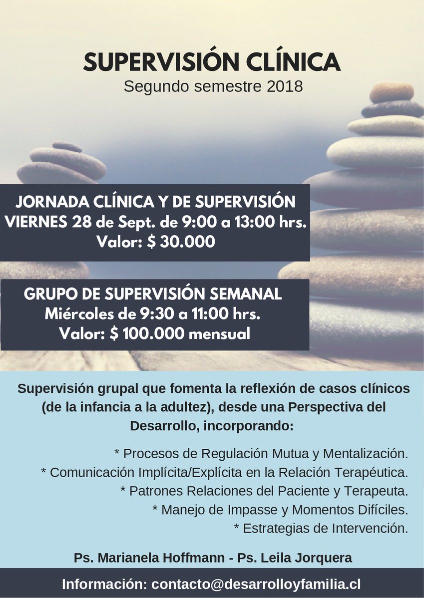 PRC_Chile's tweet image. Jornada Clínica y de Supervisión | 28 de septiembre 2018 - mailchi.mp/a3b0f743a445/j…