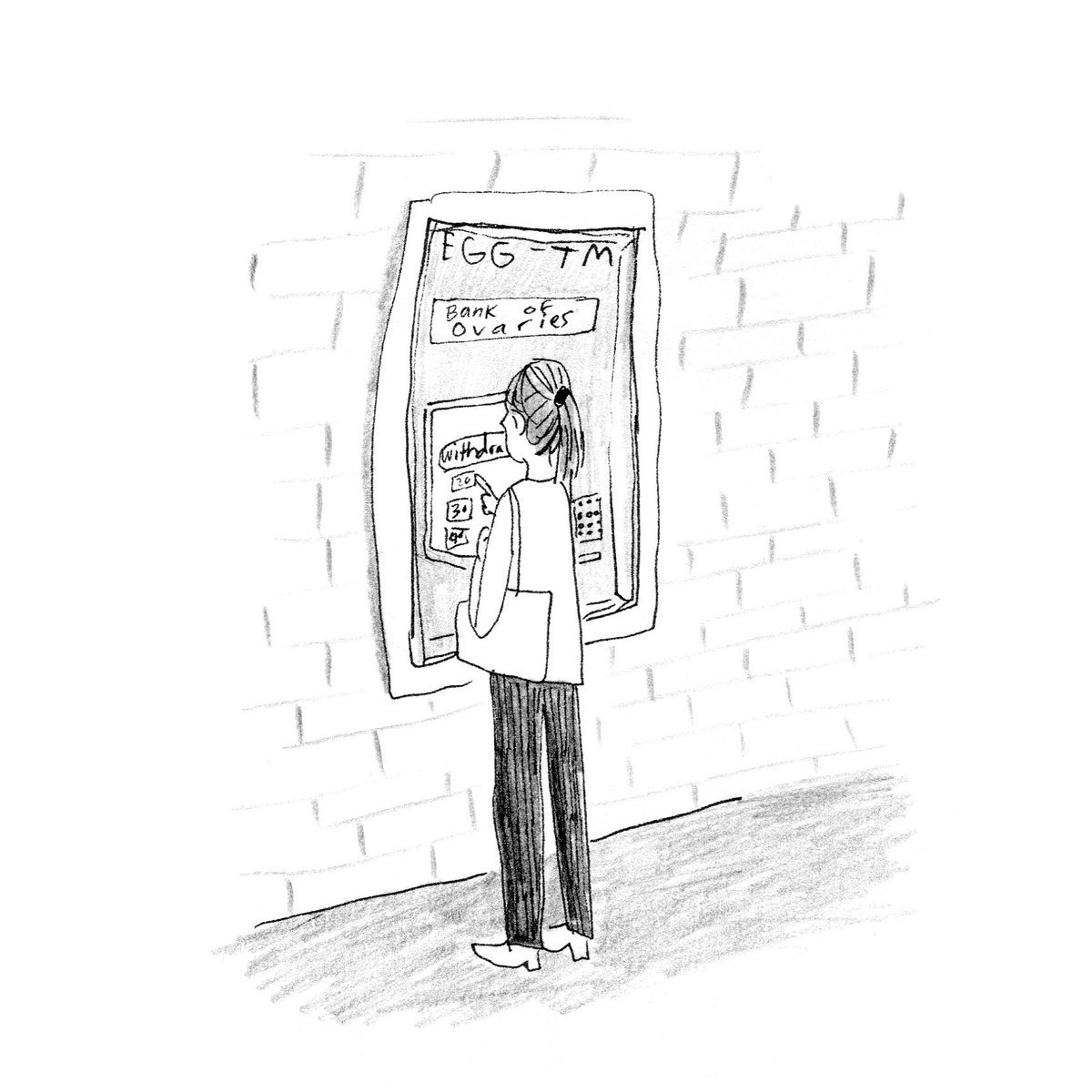 IFOTseries's tweet photo. Considering a withdrawal?? Check out “It’s Freezing Out There” it’s funny not frightening. 🐣 Illustration by @hallithbates #eggtm #IFOTseries #eggfreezing #womeninfilm #femalefilmmaker #illustrator #webseries https://t.co/UAF6dr57L0