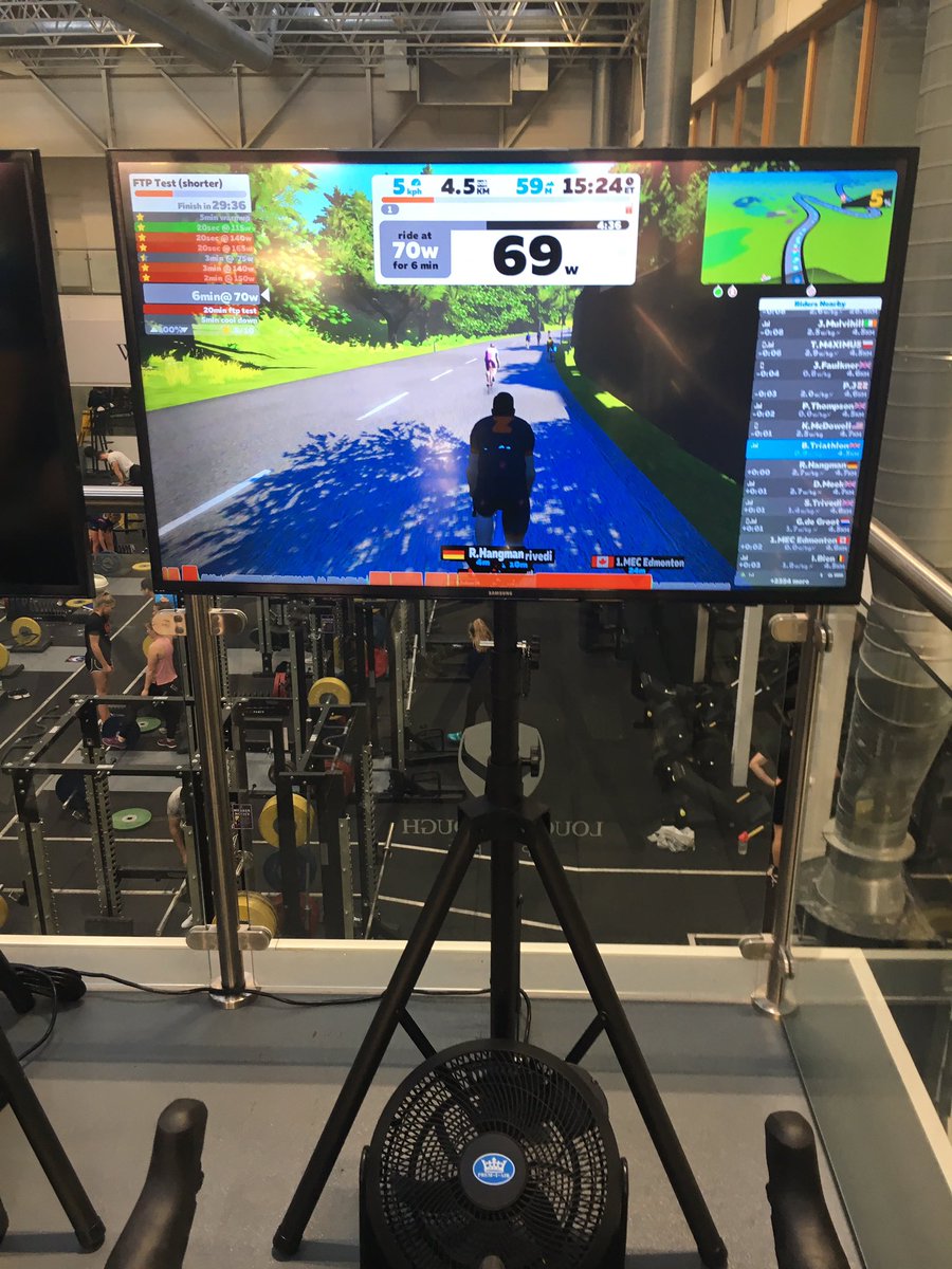 haygab55's tweet image. Fun time testing out the new @GoZwiftTri set ups at @lborouniversity #powerbase - #wahoo #Loughboroughsport @BritTri #ftp #turbo #zwift @GoZwift