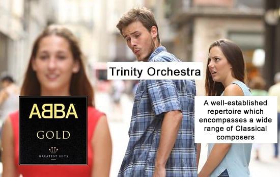 Trinity Orchestra (@trinityorch) on Twitter photo We are overjoyed to announce that not only will we be performing at <a href="/metro_festival/">Metropolis Festival</a> on Sunday the 28th of October, but our set will be entirely dedicated to the iconic Swedish pop group, ABBA!!! #TrOrchplaysABBA #Metropolisfestival We are overjoyed to announce that not only will we be performing at <a href="/metro_festival/">Metropolis Festival</a> on Sunday the 28th of October, but our set will be entirely dedicated to the iconic Swedish pop group, ABBA!!! #TrOrchplaysABBA #Metropolisfestival