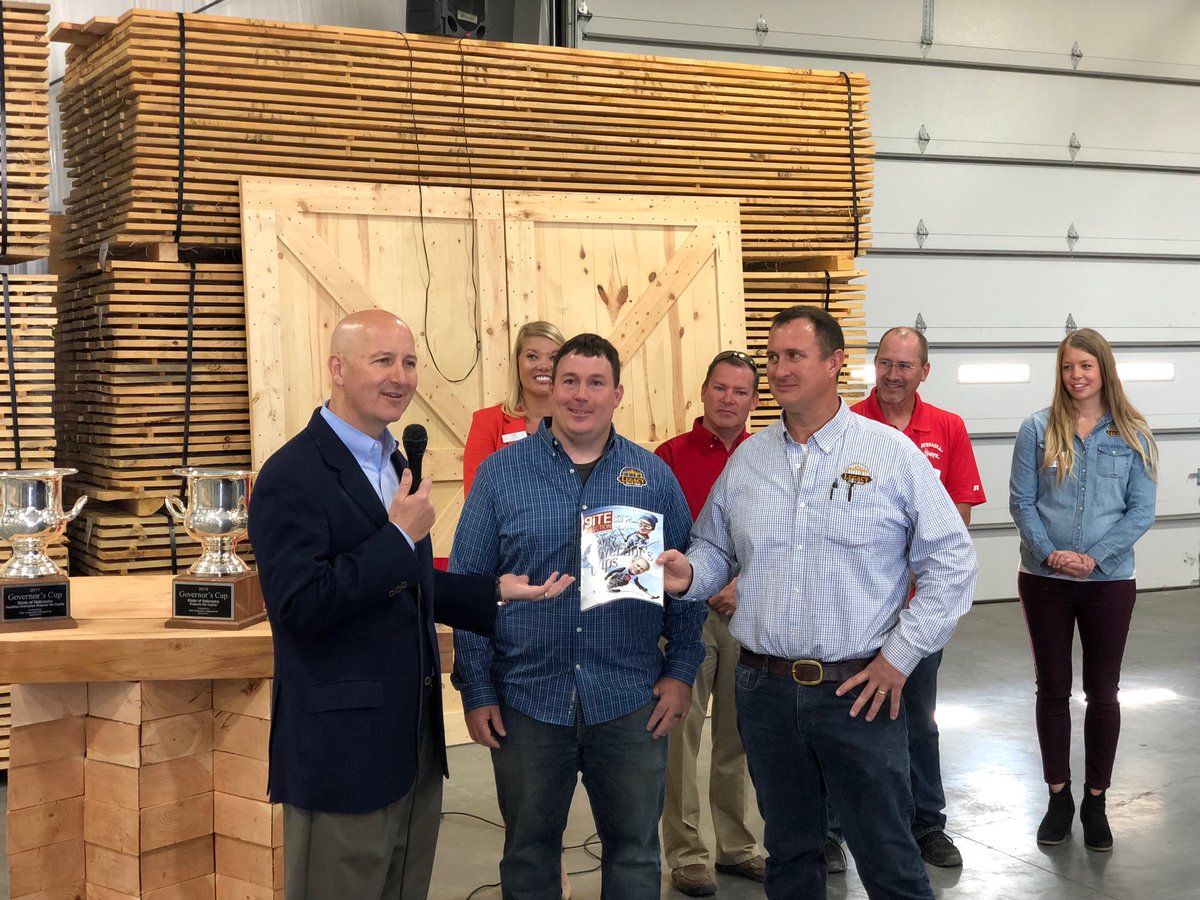 bxrobin's tweet photo. Congrats ⁦@LegacyPostBeam⁩ on your ribbon cutting ceremony today!  Thanks for ⁦@GovRicketts⁩ for attending!  #Legacypost&amp;beam https://t.co/1Ki6kTWA0D