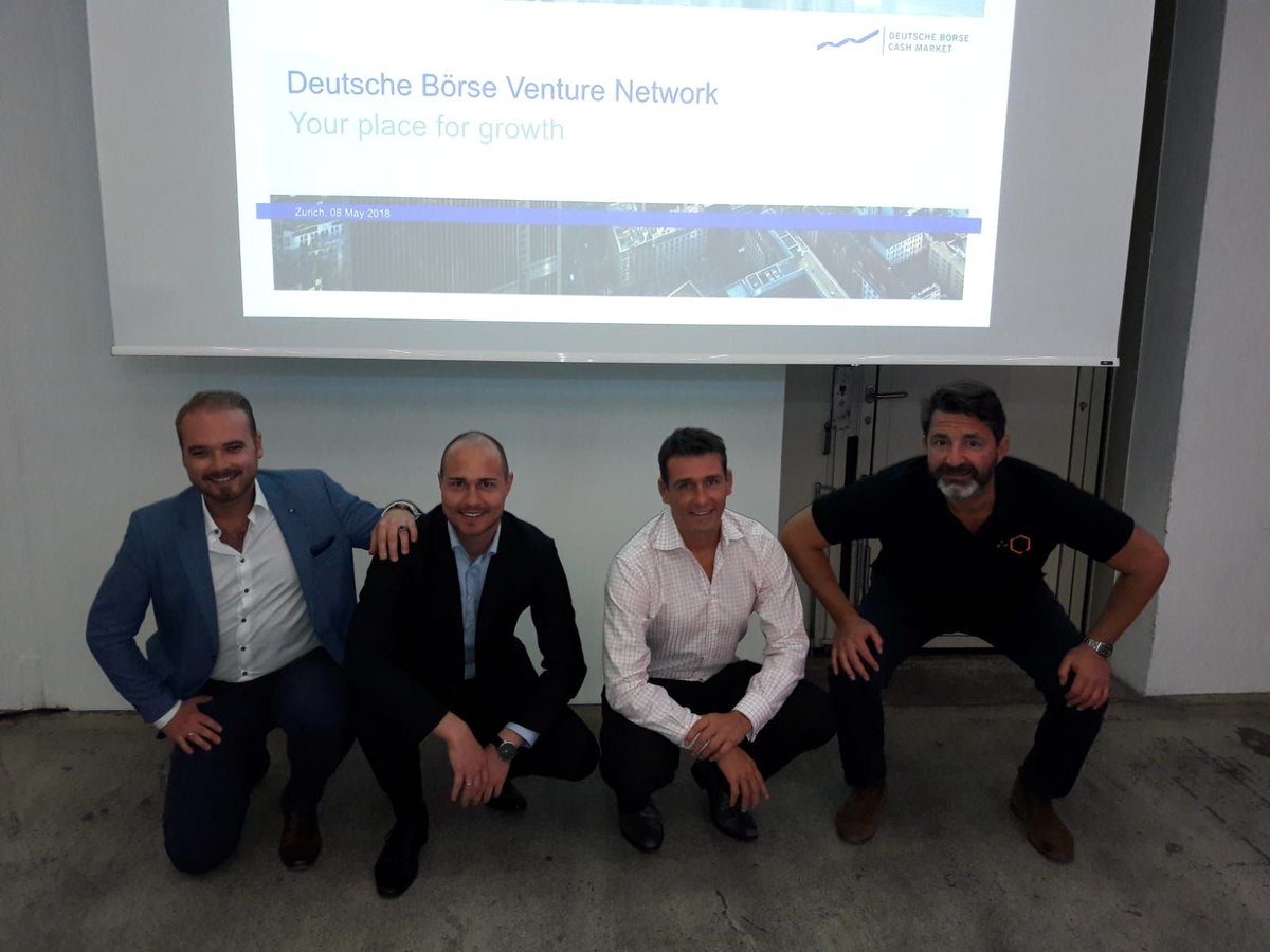 DBVentureNet's tweet photo. Great Tech Talks on #Cybersecurity, #AI and #SaaS today in Zurich together with #Minds2Capital. Our members Tom Debus from #integrationalpha, Daniel Schäfer from @UnitedSignals and Ioannis Bizimis from @quoScient joined the panel as experts! https://t.co/X6wrXiZMbE