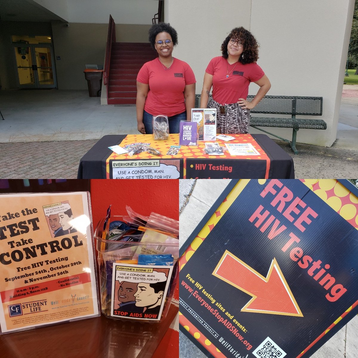 HIV Testing available on campus today. Stop by Building 2, Room 112B if you are interested!