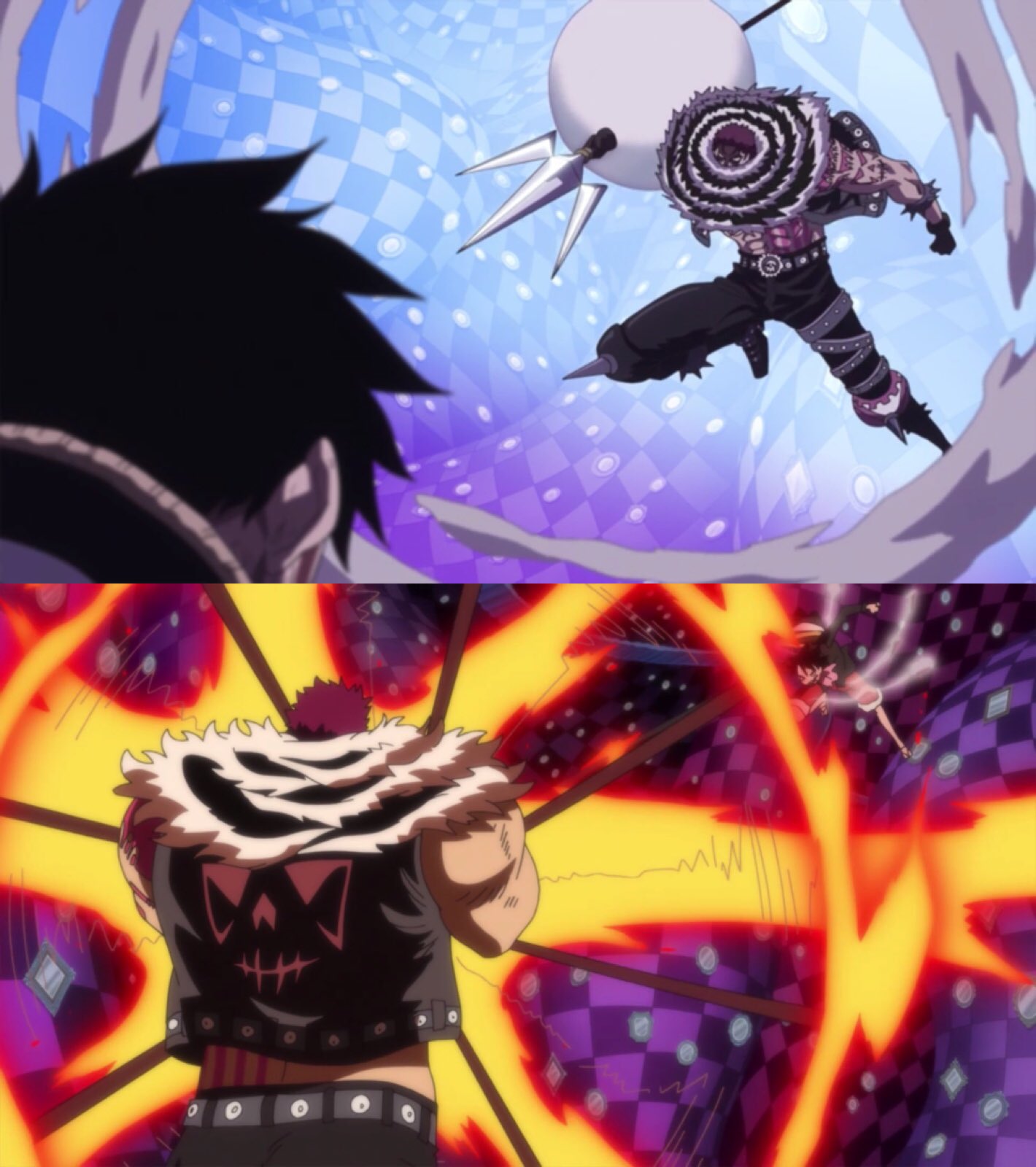 Brothere ワンピース Onepiece Ep 854 Katakuri Unleashes The Slam Jam On Luffy Katakuri Pulls Out The Mole Luffy Will Rendezvous With The Crew On Cacao Island At 1am Big