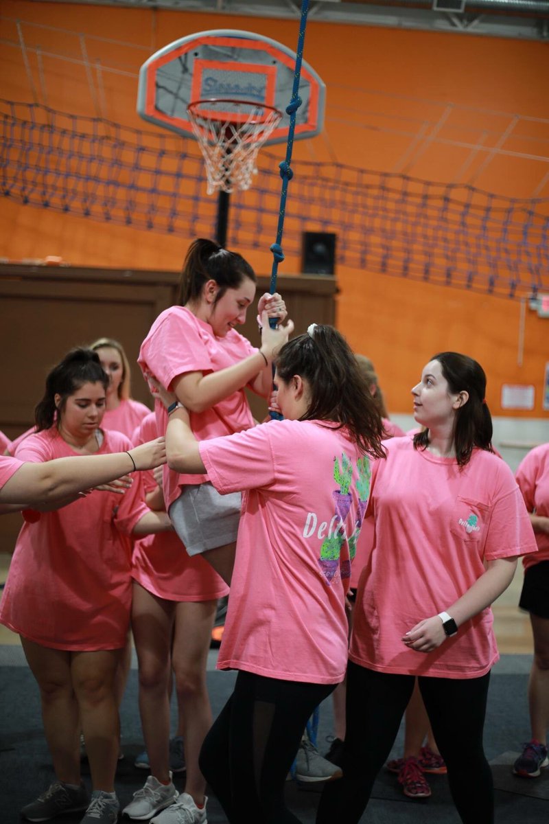 DBUDeltaTheta's tweet photo. Sisterhood Retreat 2018 was a blast!! Behold, how good and pleasant it is when sisters dwell in unity. Psalm 133:1 https://t.co/8Bk4rLttLN