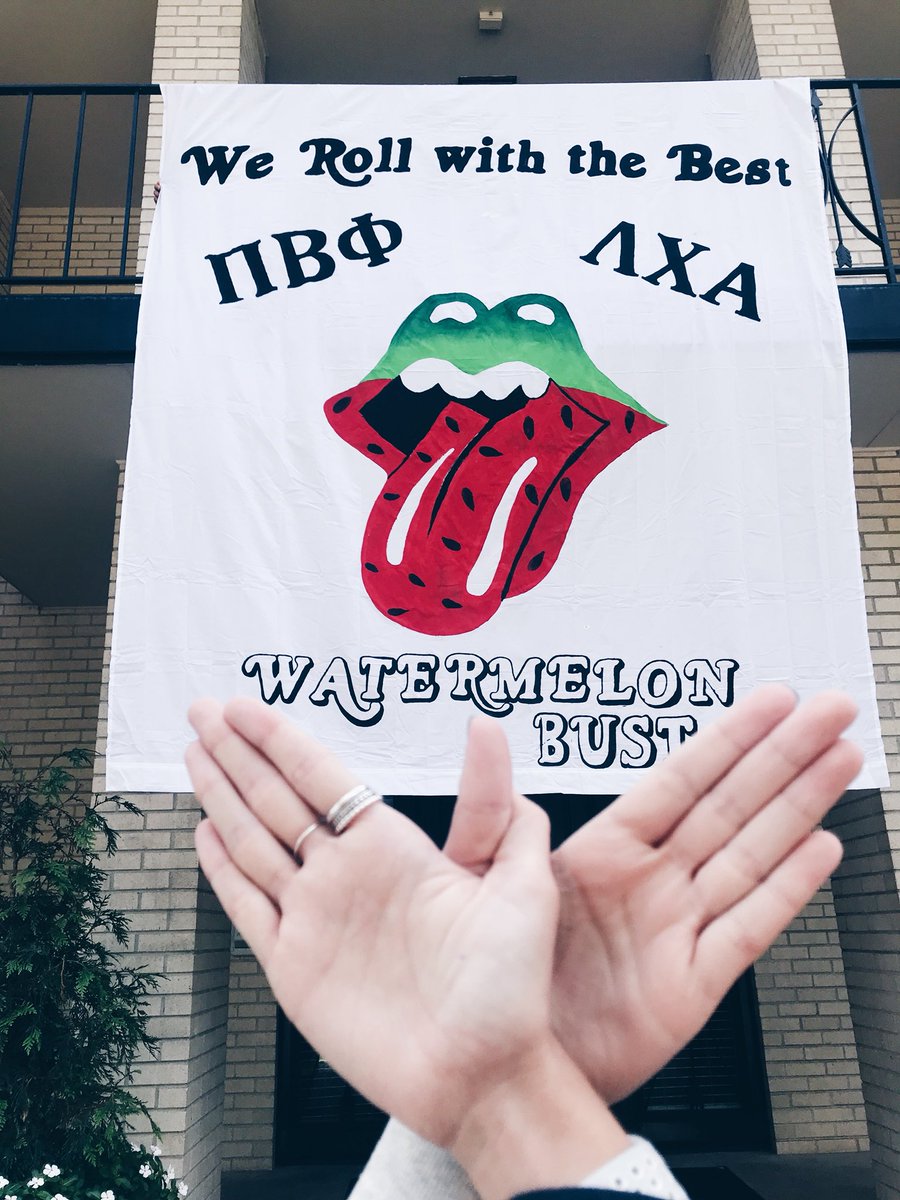 T-3 DAYS UNTIL WATERMELON BUST! 🍉 Retweet/like for Pi Phi to win <a href="/LambdaChiKSU/">Lambda Chi Alpha</a>’s social media contest!