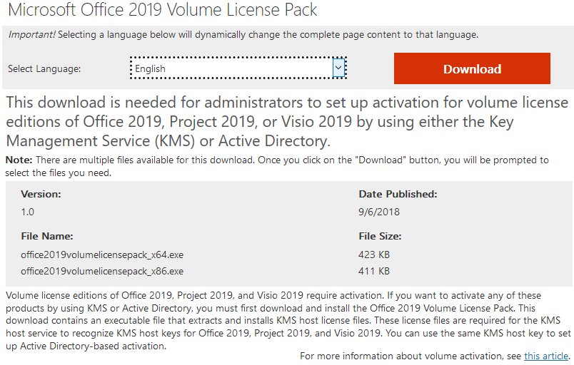 Microsoft Office 2019