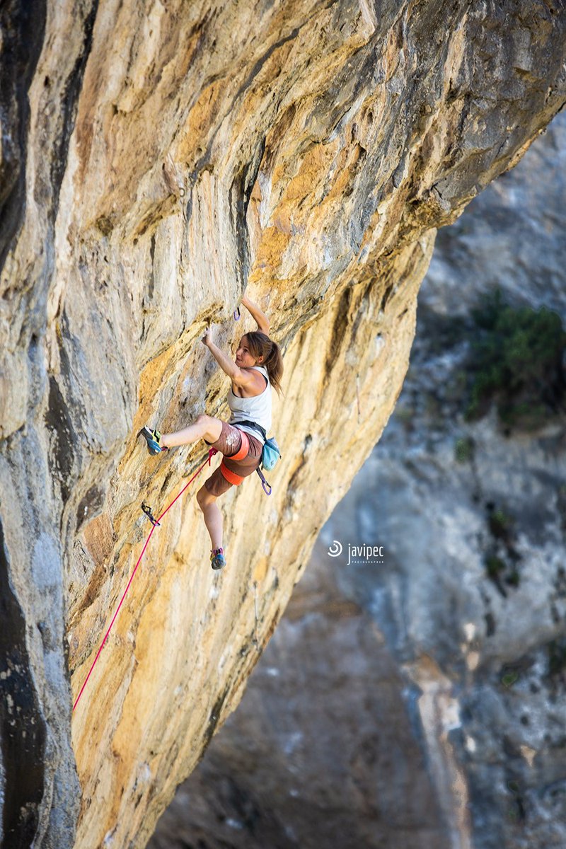 Babsi #rodellar #climbing festival <a href="/LaSportivaSpain/">LaSportivaSpain</a>