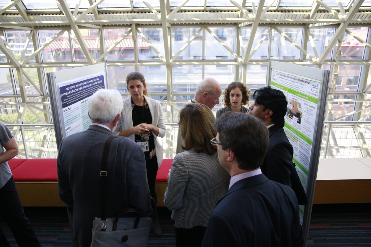 The 2nd day of #ICPHC2018 is well underway! Poster authors from <a href="/ChuSteJustine/">CHU Sainte-Justine</a> and <a href="/ircm_mtl/">IRCM</a> are presenting their research to attendees. Come and take a look; their posters will be on display until Wednesday, 1 PM!