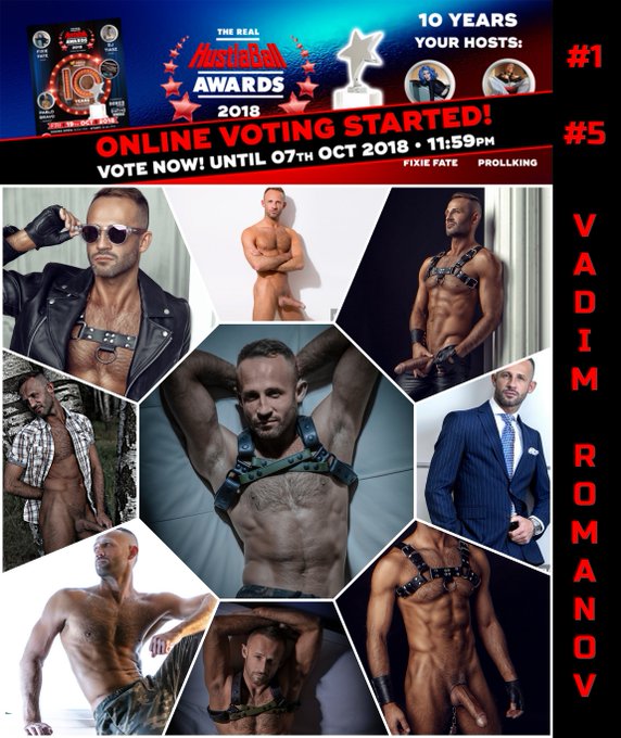 Guys, I would be really grateful for your support! 
I was again nominated for the Gay porn awards #HustlaBall: