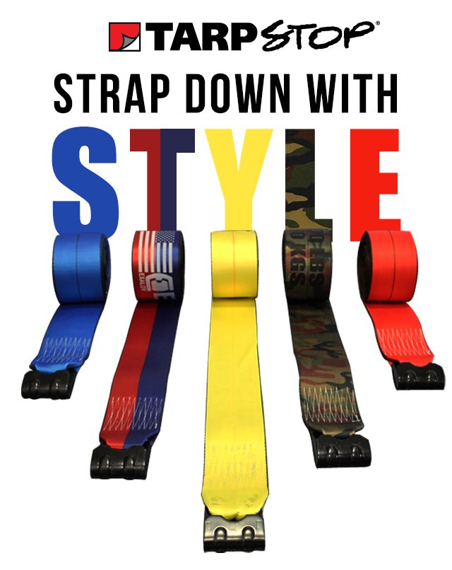 tarpstop's tweet photo. Strap down with style! Click on the link for strap options. #Tarpstop #WinchStraps https://t.co/NyLqt3NgkH https://t.co/yWDmP6Nhys