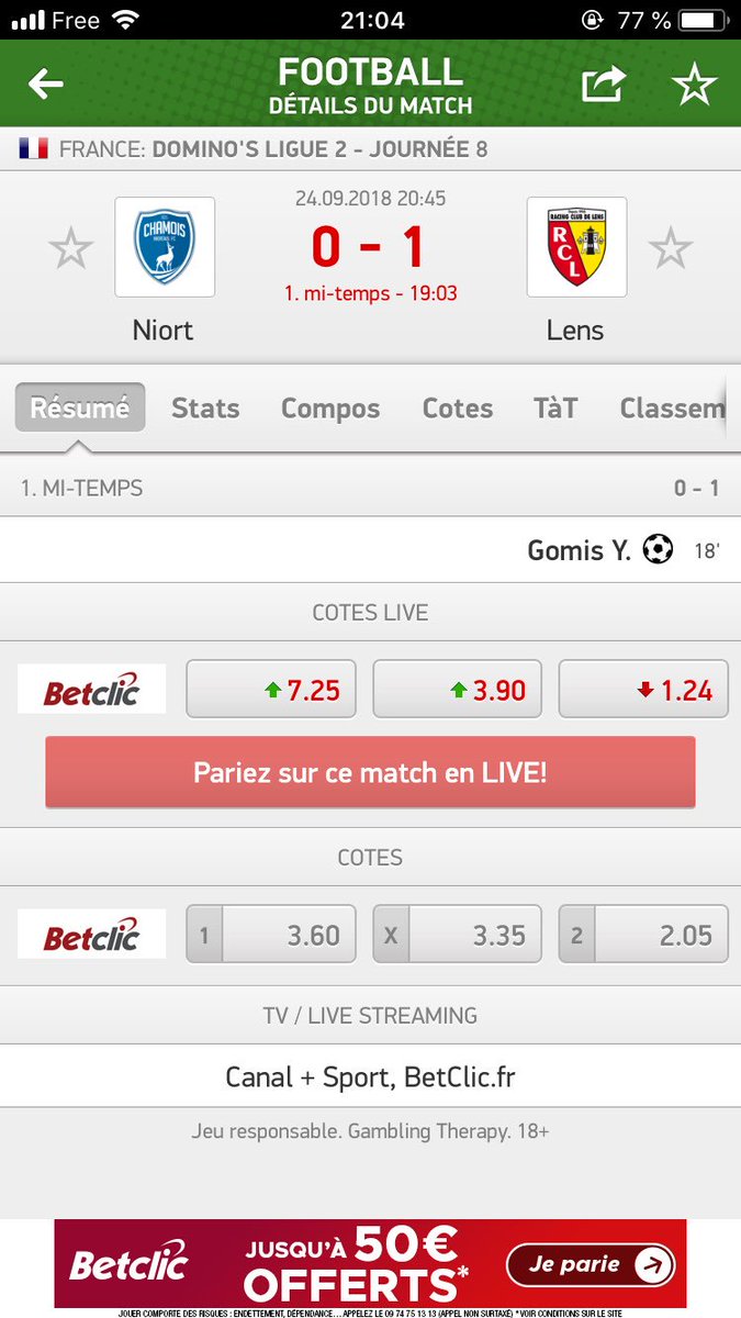 PronoSyst's tweet image. Un but de @ChamoisNiortais et c’est bon 🙏🏻