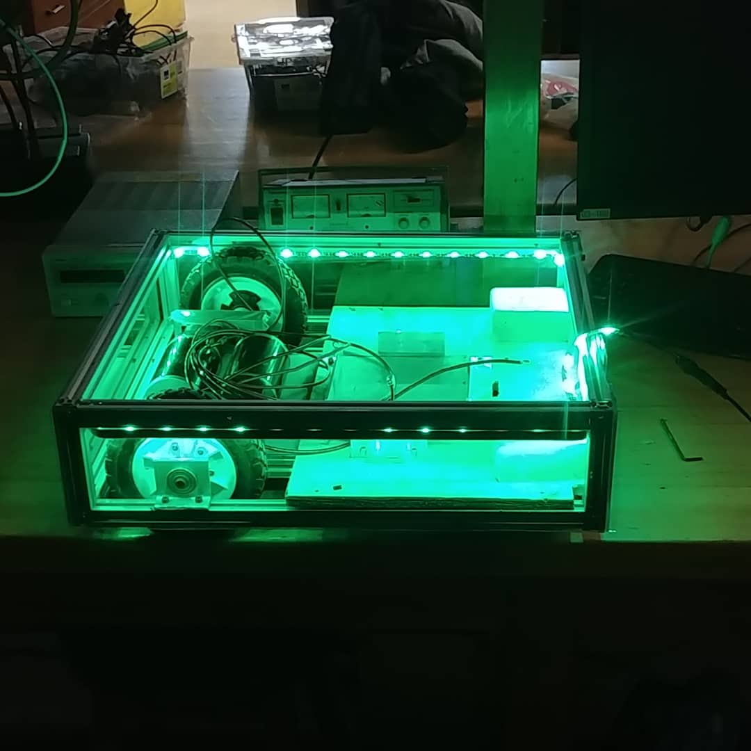 CUSpaceRobotics's tweet image. How do you spend a weekend when the powers out all across town?
We built another robot!
DJ Roomba was built in only 15 hours, and features 2 wheel drive, Bluetooth, 100W of stereo sound, entirely driven from your phone.
Keep an eye out at our events, including maker faire Ottawa!