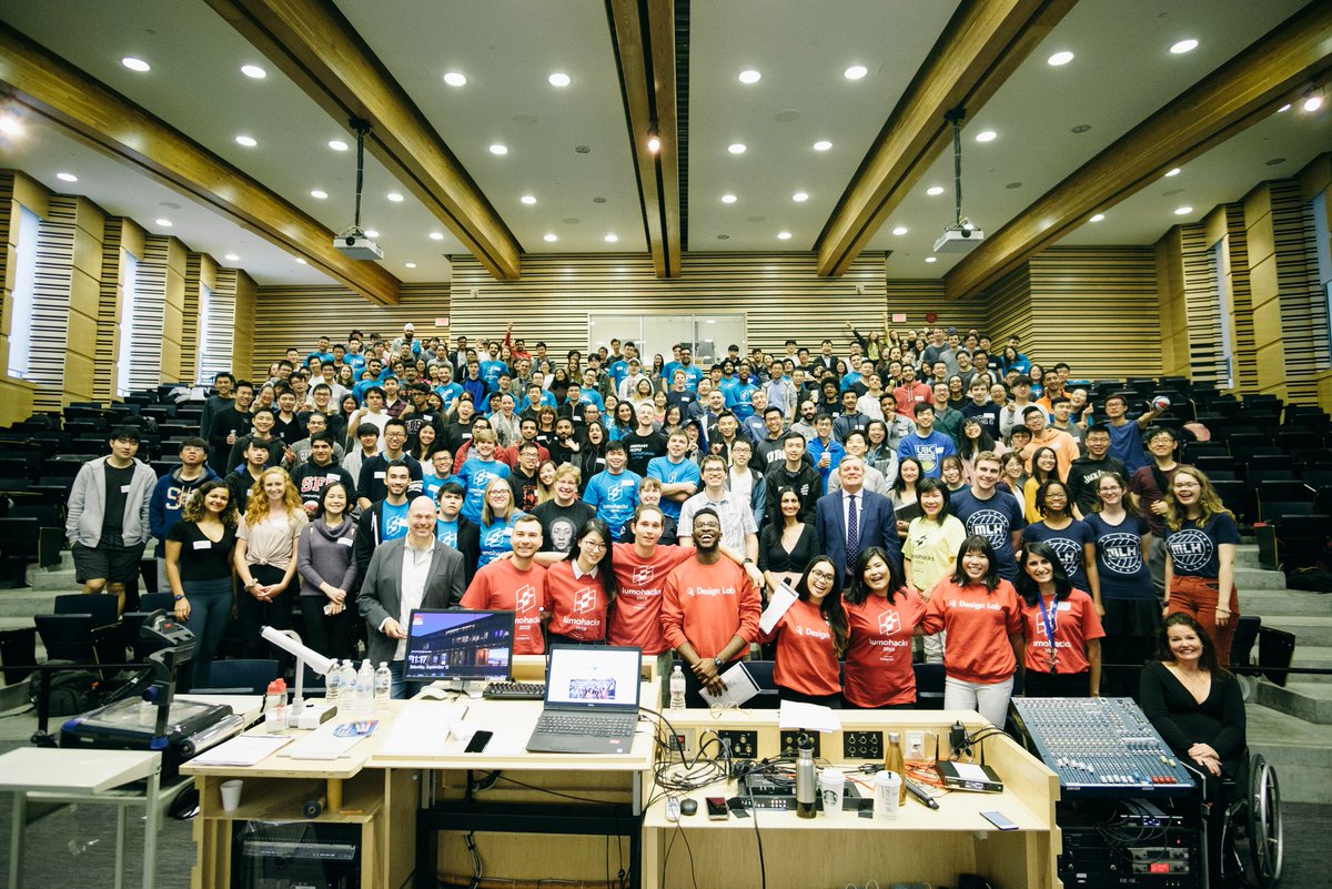 MouserElec's tweet image. Congrats to @designlablive on a successful #lumohacks event last weekend at Simon Fraser University! 300 hackers gathered to create solutions aimed at improving the mental health of veterans and first responders through technology. What an inspiring event!