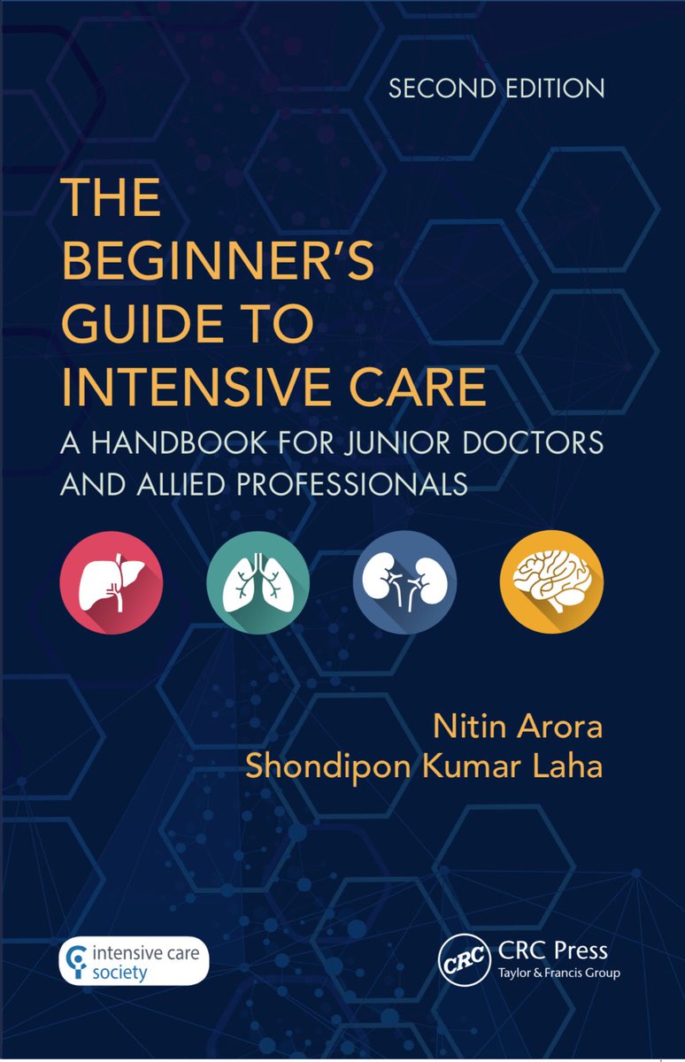 Intensive Care Society 💙 (@ics_updates) on Twitter photo We are so pleased to be associated with the 2nd Edition of 'The Beginner's Guide to Intensive Care' edited by <a href="/aroradrn/">Nitin Arora</a> and <a href="/shond3/">Shond Laha</a>.
Read a review from one of our trainees <a href="/dr_doddle/">Emily</a> here: ics.ac.uk/ICS/Blogs/Book… We are so pleased to be associated with the 2nd Edition of 'The Beginner's Guide to Intensive Care' edited by <a href="/aroradrn/">Nitin Arora</a> and <a href="/shond3/">Shond Laha</a>.
Read a review from one of our trainees <a href="/dr_doddle/">Emily</a> here: ics.ac.uk/ICS/Blogs/Book…