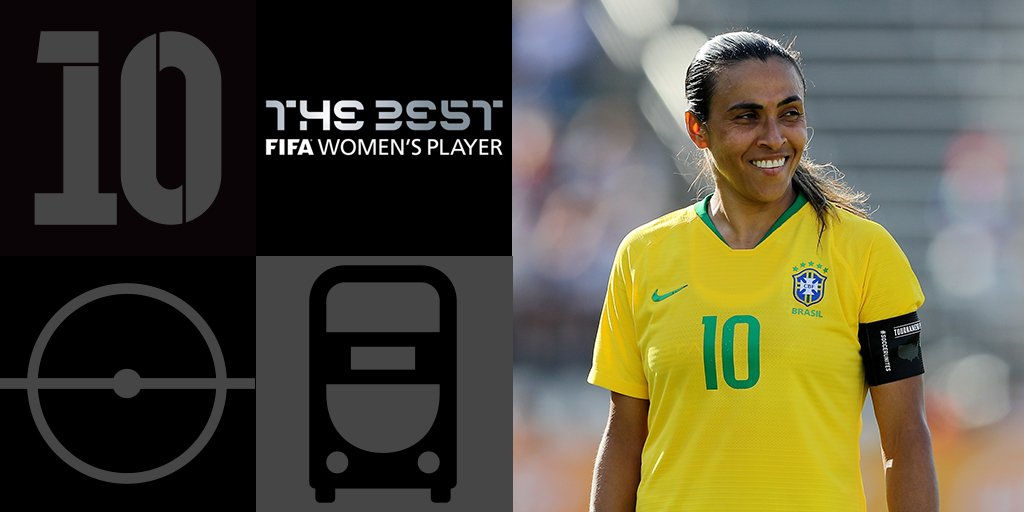 Marta, elegida como mejor jugadora.