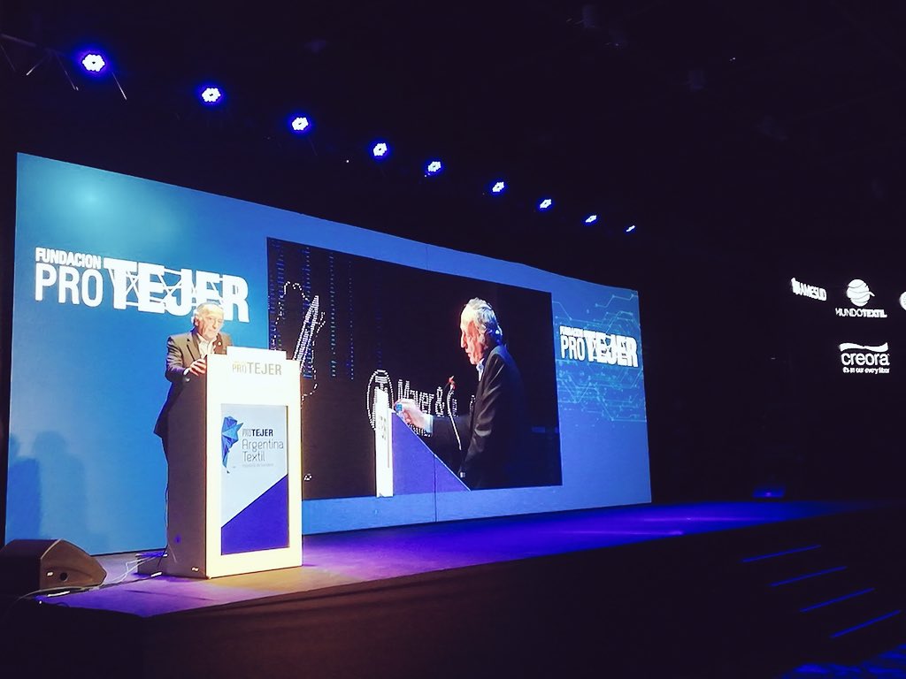 camaratextilmdp's tweet photo. Participamos de la #ProTextil18 “Todos haciendo futuro”, organizada x @fundprotejer , la convención de la #industriatextil más importante del país en @HiltonBA . Excelente calidad de disertantes y de información sobre la actualidad del sector. https://t.co/E96Y83K7zL