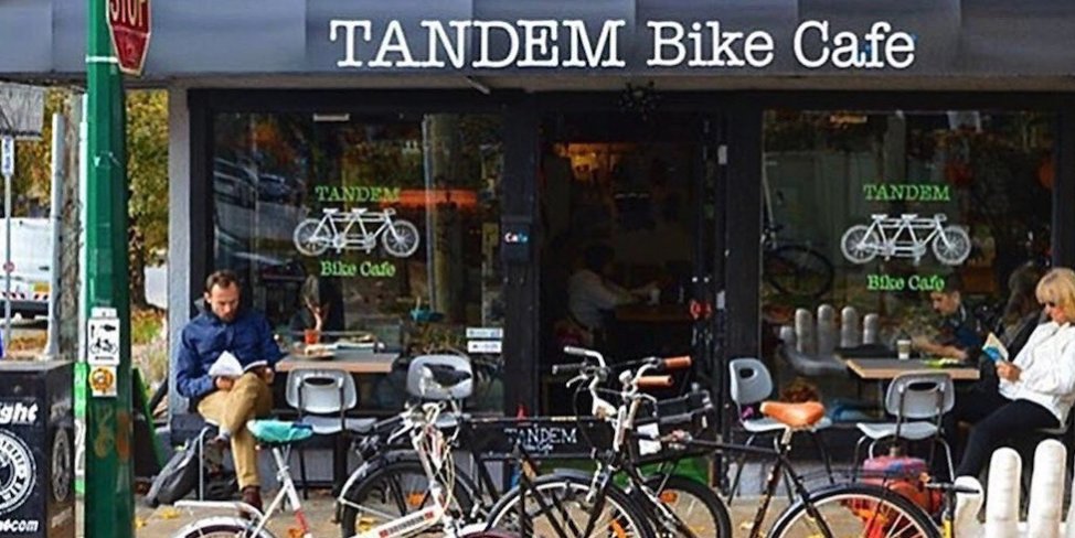 DailyHiveVan's tweet photo. #Vancouver's first bike cafe is closing its doors at the end of this month https://t.co/OQsrnfM5Fw https://t.co/fjODpGhnBJ
