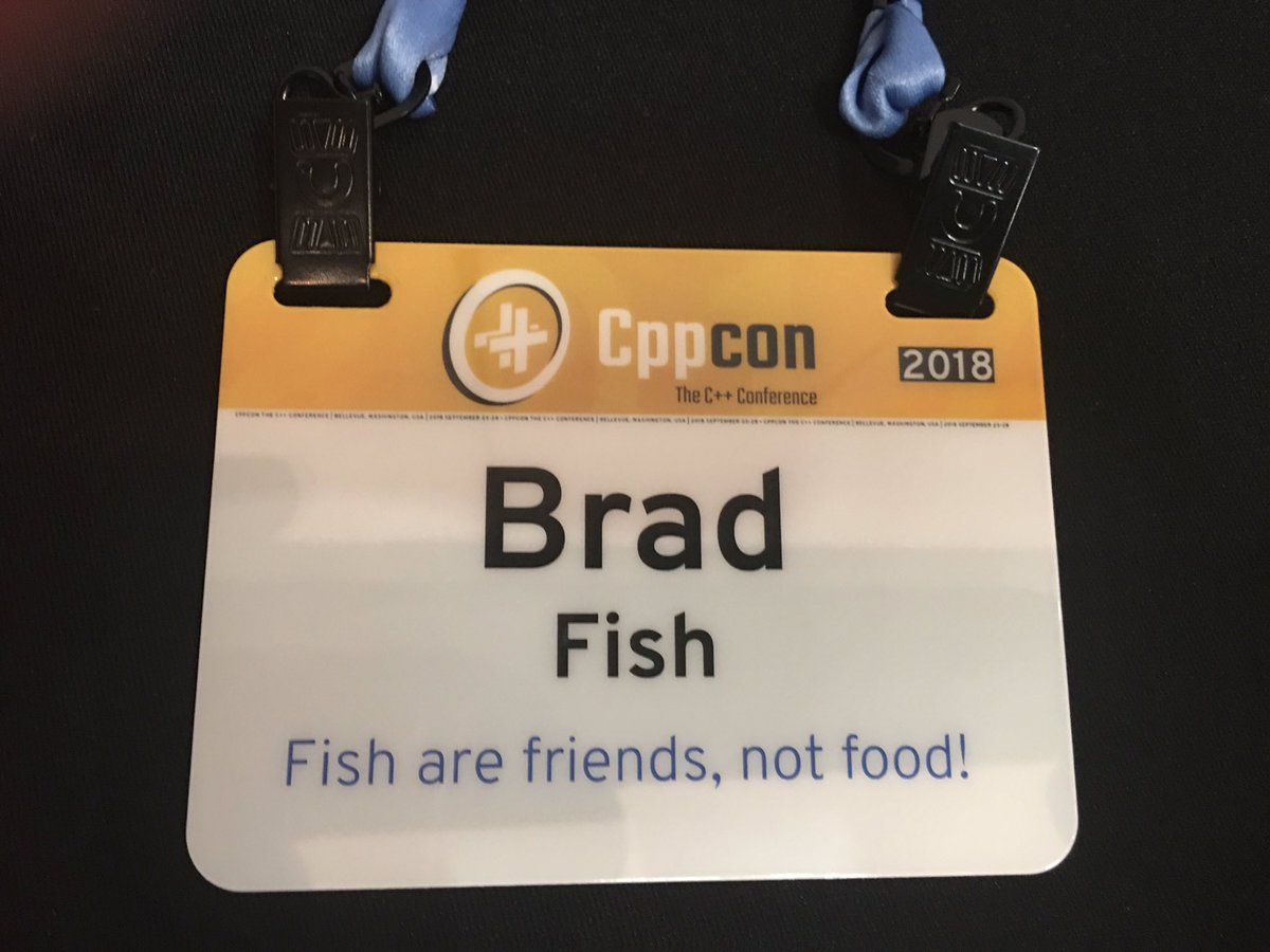 vec4fish's tweet image. #cppcon2018
