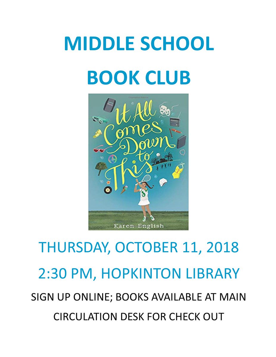 Hopkinton Library (HopkintonPLMA) Twitter