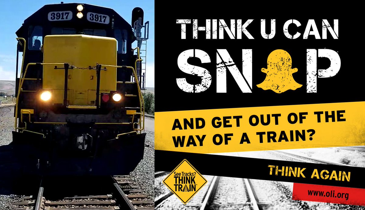 WatcoRail's tweet photo. Taking photos or videos on train tracks could cut short your life - don't do it. This week we're joining forces with Operation Lifesaver for #RailSafetyWeek in North America! #STOPTrackTragedies (This photo was taken with proper safety precautions) https://t.co/8XBHE9KEvY