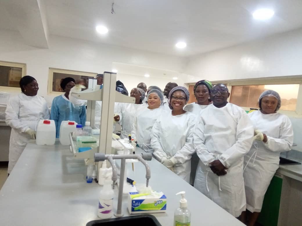 This week, we are training laboratory scientists from our network of #yellow fever/measles laboratories across the country. This is part of a refresher training on the CDC 72-hour MAC ELISA protocol