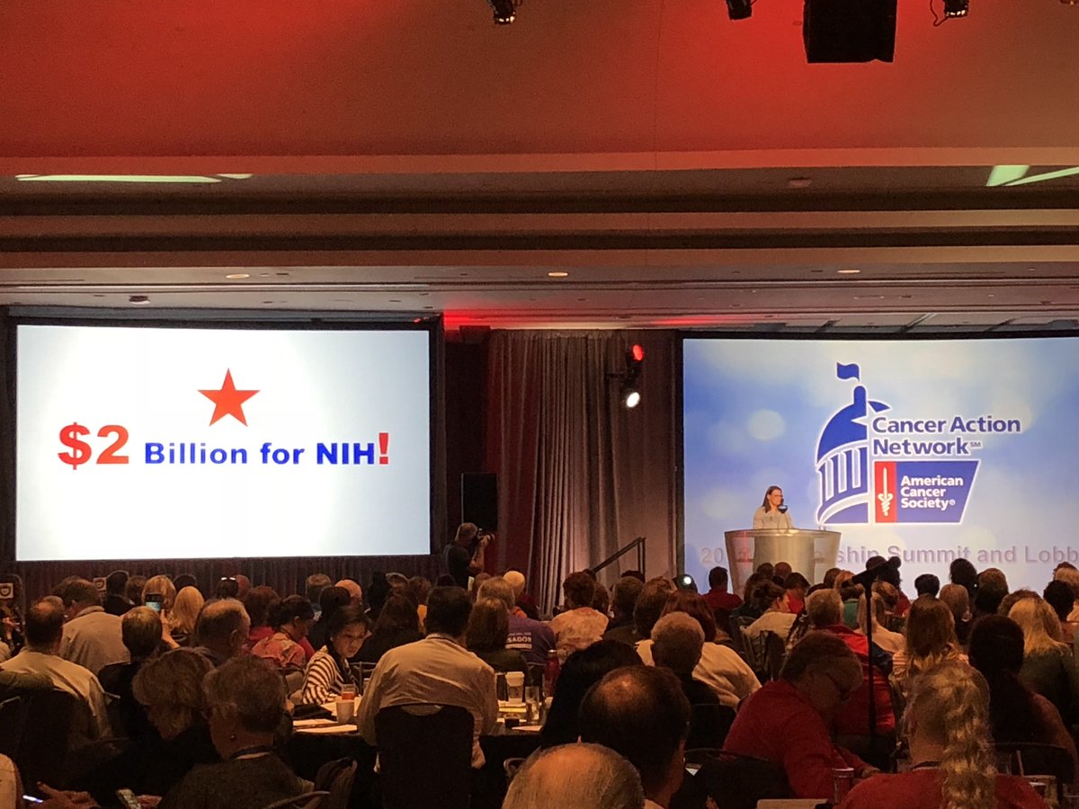 ACSCANWV's tweet image. We have more than 500 @acscan volunteers gathered in DC right now preparing to visit with their elected officials! Team WV is looking forward to meetings with the offices of @SenCapito and @Sen_JoeManchin tomorrow, as well as all 3 representatives about keeping cancer a priority!