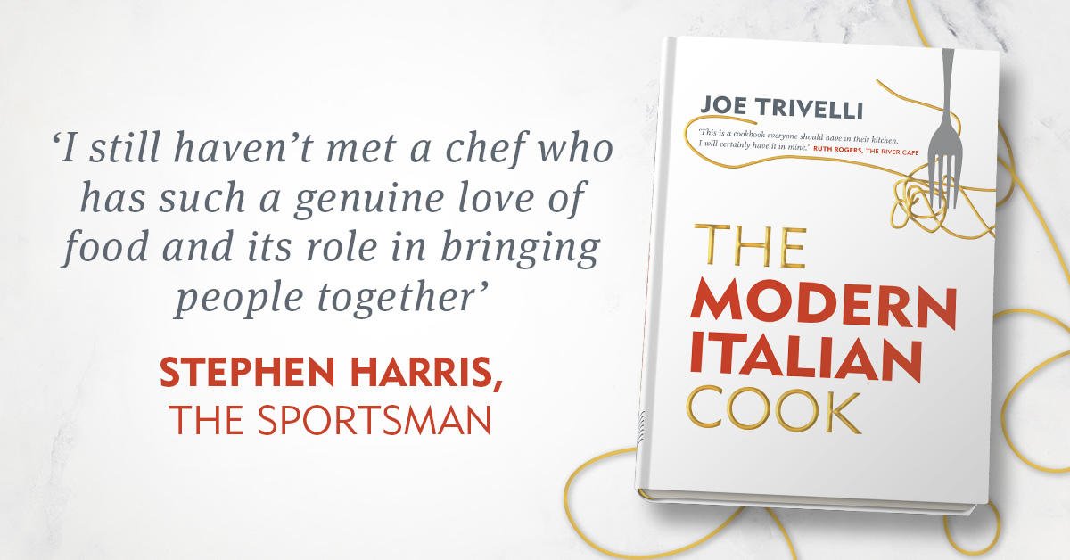 Thank you for the brilliant quote for this brilliant book <a href="/Sportsmankent/">The Sportsman</a> 🙌

The Modern Italian Cook by <a href="/JosephTrivelli/">Joseph Trivelli</a> is out now and is filled with delicious recipes that are easy to throw together, but look and taste delicious every time 😋

smarturl.it/ModernItalianC…