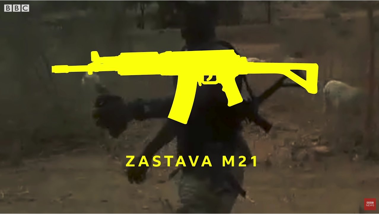 Nbs Television V Twitter But cafricaeye Analysis Shows That One Of These Guns In A Serbian Made Zastava M21 Which Is Rare In Sub Saharan Africa But Is Used By Some Divisions Of The