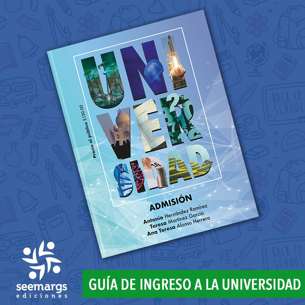 ¡Adquiere tu guía de ingreso a la universidad y prepárate con anticipación! 😉📘
#SeemargsEdiciones #SeeListo