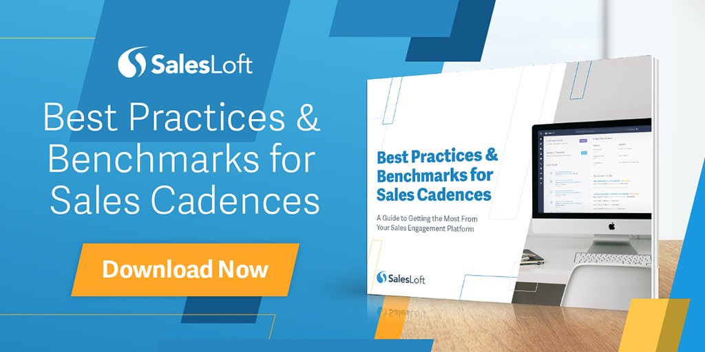 Salesloft's tweet image. In our new guide, we use research from @topohq and @bridgegroupinc to answer questions around cadences with hard data to provide a framework and benchmark to build + apply to your own.

Get our best practices for your team's #sales email cadences today: Sal.es/Cadences