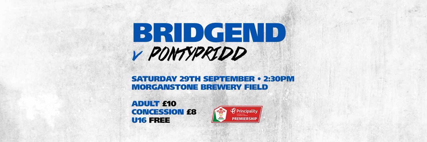 Bridgend Ravens on Twitter "Next up.. PontypriddRFC are in town 👊 🔵⚪️