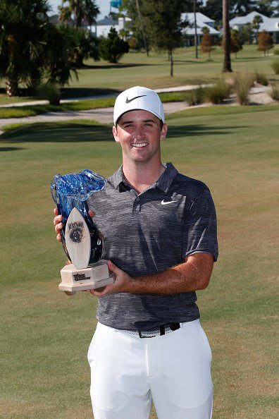 Hard work pays off! An unbelievable end to the season winning the @WebTourChamp and securing a spot in @THEPLAYERSChamp! I am incredibly grateful to my team @dereksmithgolf @Wasserman @nikegolf @Titleist #ironbowtechnologies @dmacgolf1 @team_FIP @bobbydolan @argylecc @UVAMensGolf