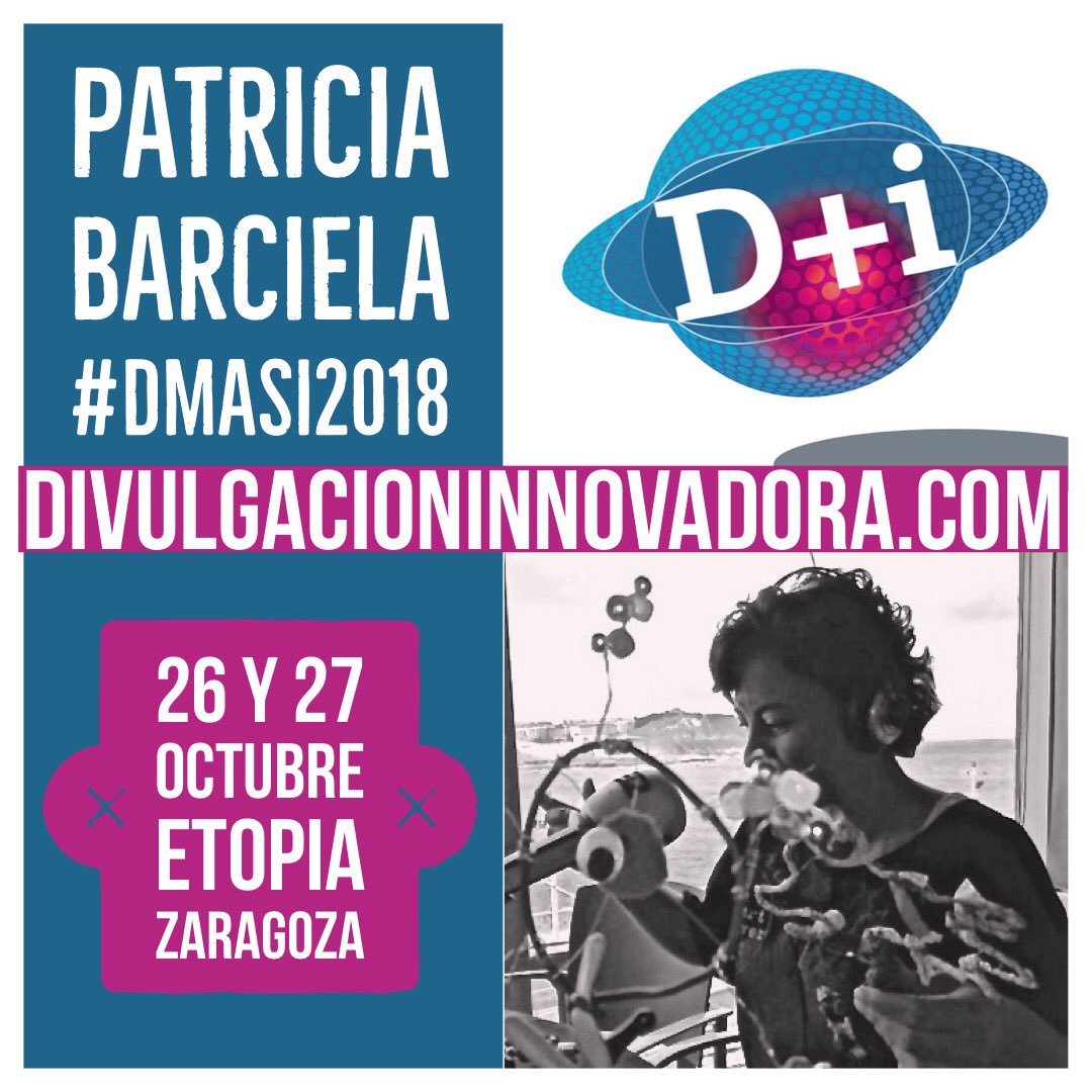 jornadasDmasI's tweet photo. Nuestra #PonenteDmasi2018 @pekas43 dedica su trabajo al #DiseñodeActividades #ExposicionesInteractivas y creación de #ProyectosInnovadores como directora técnica de #Domus, #MuseoInteractivo de @mc2coruna ¡Echa un vistazo a su bio! ➡️ https://t.co/j1dx373ZqM https://t.co/oosIX5HkAo