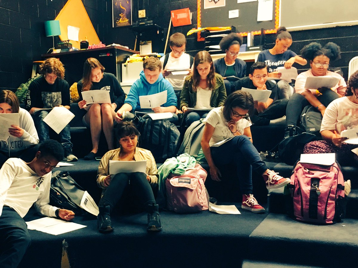 lcbtheatre's tweet image. First Read Thru of ‘Shuddersome: Tales of Poe’ by Lindsay Price. @lcbirdprincipal #ccpsperform #BeTheU #oneCCPS 
#themoreyoupoe 💫