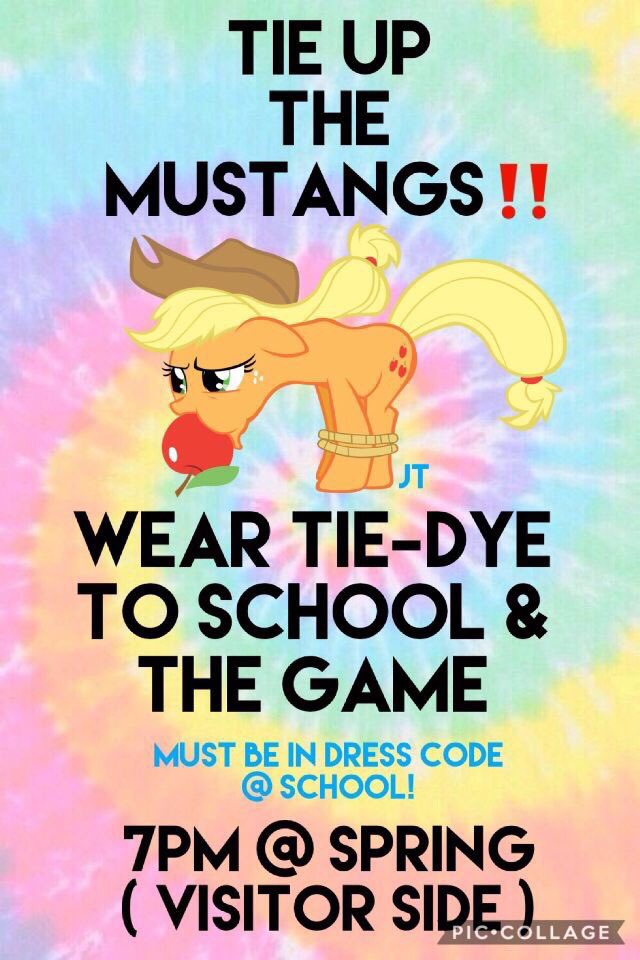 springhigh2020's tweet photo. wear tie-dye this friday september 28th !! #wearespring #mybestyourbestourbest https://t.co/9FNeYAPRi9