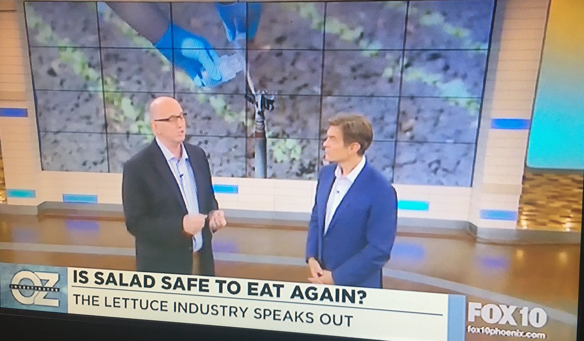 channah_rock's tweet photo. Salad is safe to eat again! Thank you @JohnBoelts, @DoleTweets Natalie Dyenson, @HorsfallScott and @tobyamidor for sharing your insight on #leafygreens and their safety. (Thank you for to the shout out to @UACALS #science 🙌🏼🙌🏼🙌🏼) https://t.co/e3dZSplhzl