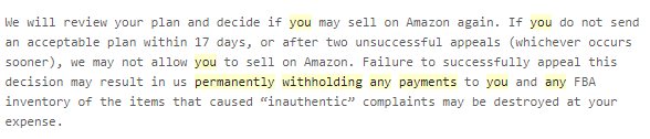 RGotteskind's tweet photo. @WhiteHouse  @POTUS @realDonaldTrump  @librarycongress please shut down @Amazon illegally stealing funds from sellers, pay people to frame the seller, then suspend seller and ignore all the "plan of action" to appeal, then takes all money into their earnings tax free #IRS #Fraud https://t.co/aVg4bPuFFQ