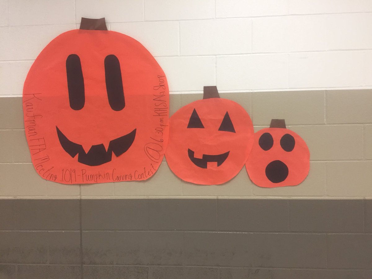 Come join us for the Kaufman FFA October meeting on October 9 <a href="/6/">Adrián Lamo</a>:30 P.M. at the KHS Ag Shop!! We will be having a pumpkin carving contest!! Please sign up for the contest in the Ag Shop if you would like to participate!!