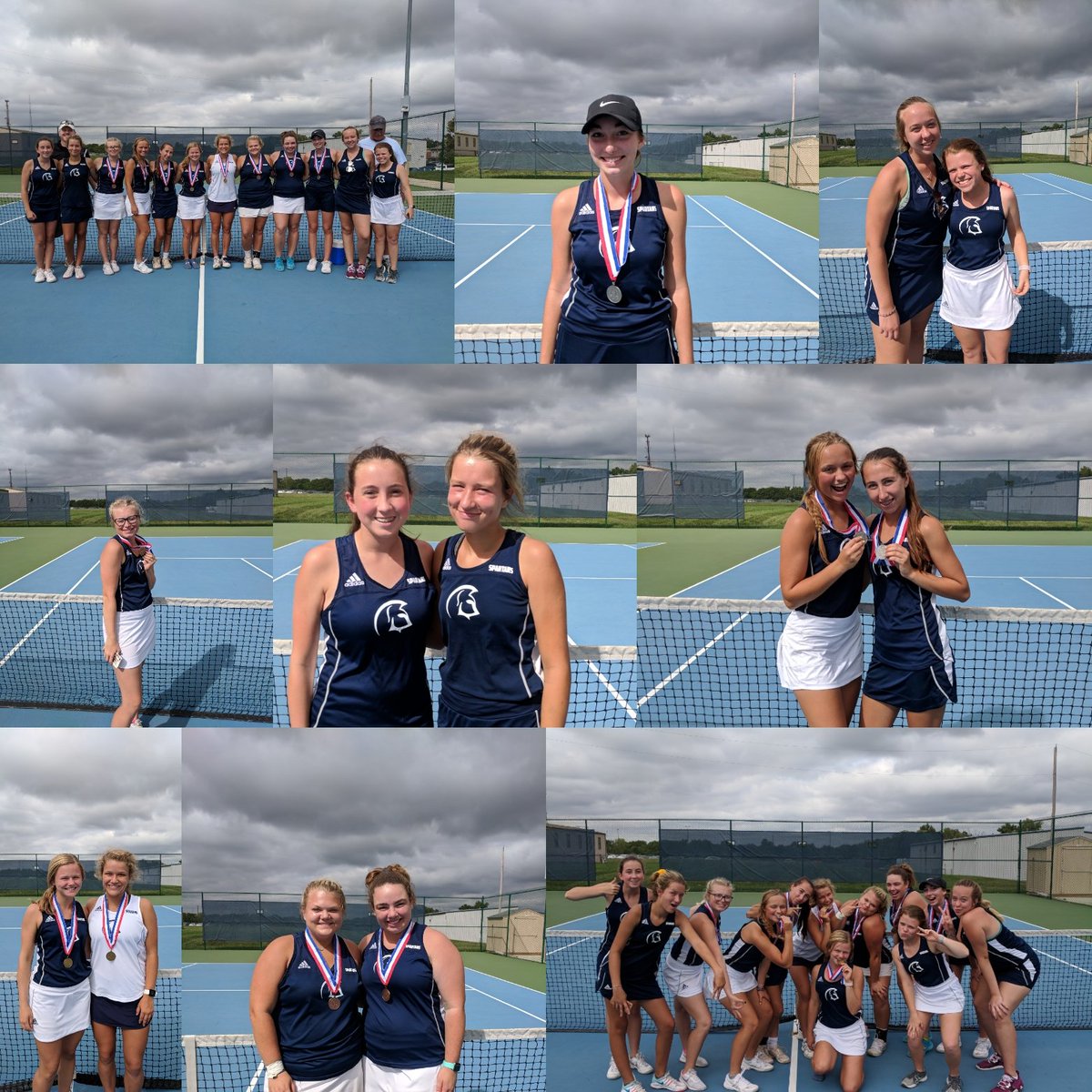 FHCTennisFam's tweet photo. A great day at GACs! So proud of our effort! #TennisFam #SpartyPride https://t.co/Cf097kcCPp